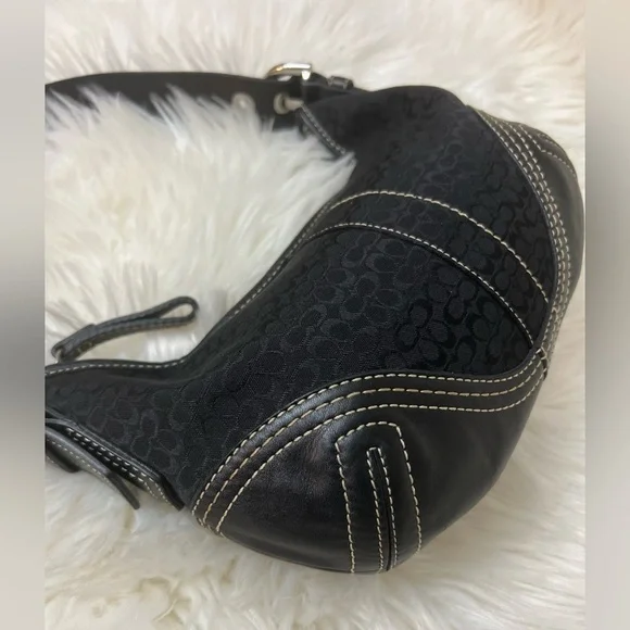 Vintage Coach Signature Logo Shoulder Bag, #2154